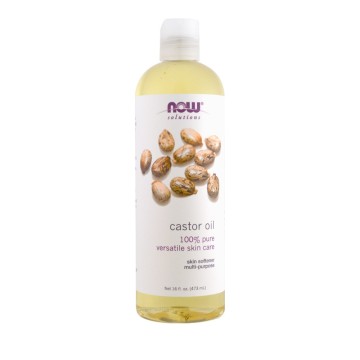 Now Foods Castor Oil 100% Pure Универсална грижа за кожата 473 ml