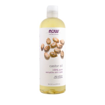 Now Foods Castor Oil 100% Pure Versatile Skin Care 473ml Now Foods Castor Oil 100% Pure Versatile Skin Care 473ml
