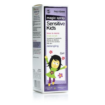 Frezyderm Sensitive Kids Magic Spray pour Filles - Lotion Adoucissante 150ml