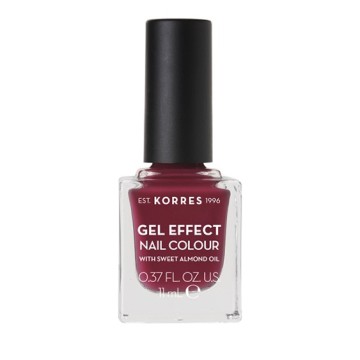 Korres Gel Effect Nail Colour With Sweet Almond Oil No.74 Berry Add... Korres Gel Effect Nail Colour With Sweet Almond Oil No.74 Berry Add...