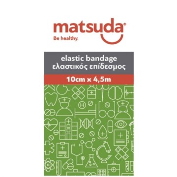 Matsuda Ελαστικός Επίδεσμος 10cm x 4.5m Matsuda Ελαστικός Επίδεσμος 10cm x 4.5m