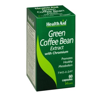 Ekstrakt i kokrrave të kafesë së gjelbër Health Aid 60 Caps