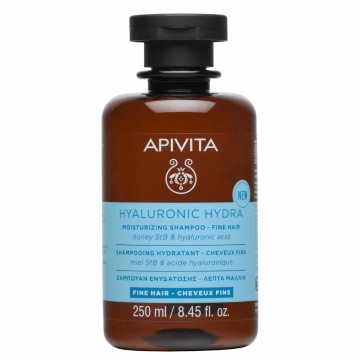 Apivita Hyaluronic Hydra, Σαμπουάν Ενυδάτωσης για Λεπτά Μαλλιά, 250ml Apivita Hyaluronic Hydra, Σαμπουάν Ενυδάτωσης για Λεπτά Μαλλιά, 250ml