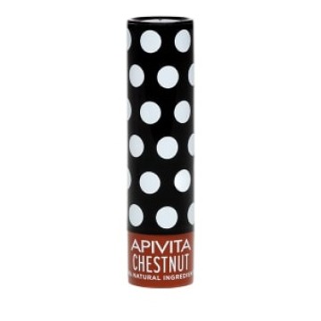 Уход за губами Apivita Chestnut с каштановым оттенком светло-шоколадный 4.4гр