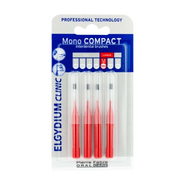 Elgydium Clinic Monocompact, Μεσοδόντια Βουρτσάκια 0.7mm 4τμχ Elgydium Clinic Monocompact, Μεσοδόντια Βουρτσάκια 0.7mm 4τμχ