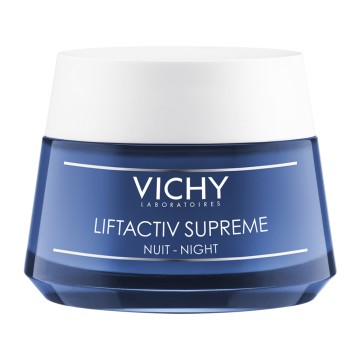 Vichy Liftactiv Supreme Night, Anti-Rides - Crème Visage Nuit Raffermissante 50 ml