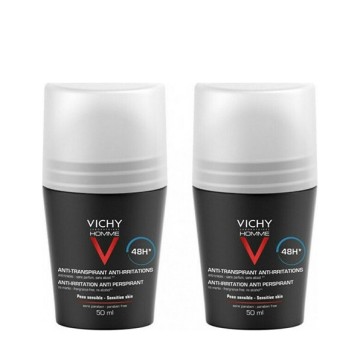 Vichy Homme Promo Anti-irritations Anti-Transpirant Roll-On 48h 2x50 ml
