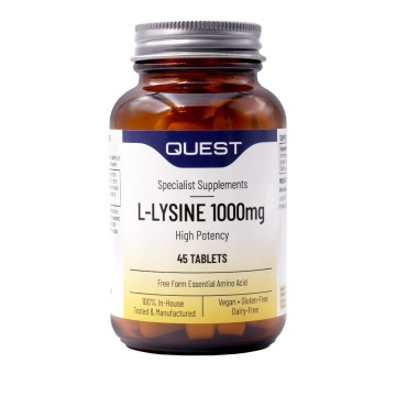 Quest L-Lysine 1000mg 45 ταμπλέτες