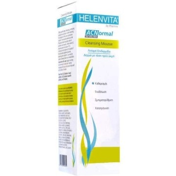 Helenvita ACNormal Cleansing Mousse, Mousse nettoyante pour peaux grasses et acnéiques 150 ml
