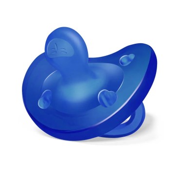 Chicco Physio Forma Soft Πιπίλα Ολο Σιλικόνη Μπλε 16-36m, 1 τεμάχιο