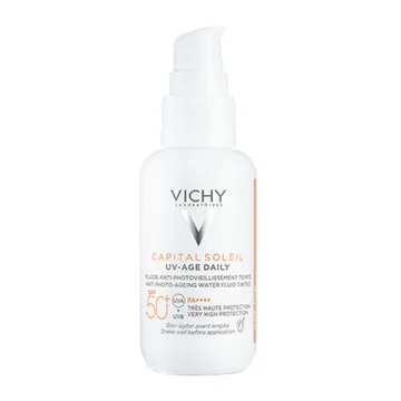 Vichy Capital Soleil Uv-Age Daily SPF50+ Crème Solaire Fine Pro... Vichy Capital Soleil Uv-Age Daily SPF50+ Crème Solaire Fine Pro...