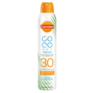 Carroten Coconut Dreams Διάφανο Αντηλιακό Mist SPF30, 200ml Carroten Coconut Dreams Διάφανο Αντηλιακό Mist SPF30, 200ml