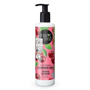 Organic Shop Gel doccia delicato, ciliegia e mirtillo 280 ml