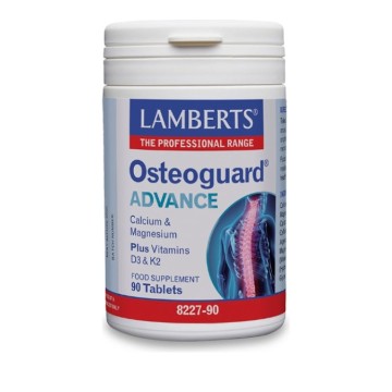 Lamberts Osteoguard Advance avec Calcium, Magnésium, Vitamines D3 et K 90Tabs