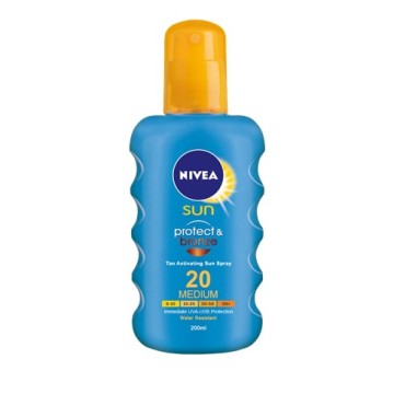 Nivea Sun Protect & Bronze SPF20 Αντηλιακό Spray Ενεργοποίησης Μαυρίσματος 200ml