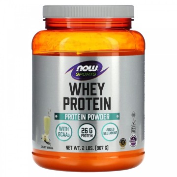 Now Foods Whey Protein Crémeux Vanille 907g