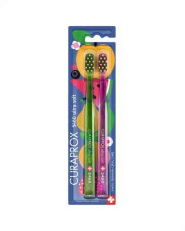 Curaprox 5460 Οδοντόβουρτσα Ultra Soft Summer Edition, 2 τεμάχια