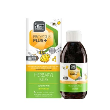 Pharmalead Propolis Plus+ Herbaryl Kids, Детски сироп с вкус на череша 200 мл