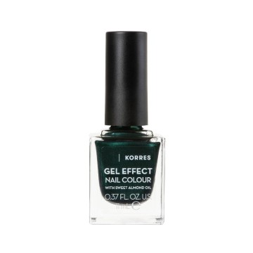 Korres Gel Effect Nail Colour 89 Velvet Green 11ml Korres Gel Effect Nail Colour 89 Velvet Green 11ml