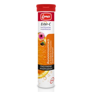 Lanes Ester-C Echinacea & Sambucus 20 Αναβράζοντα Δισκία Lanes Ester-C Echinacea & Sambucus 20 Αναβράζοντα Δισκία