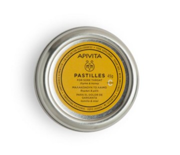 Apivita Pastilles pour mal de gorge au miel & thym 45g