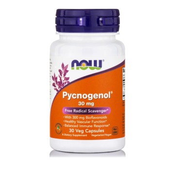 Now Foods Pycnogenol 30mg 60 Kräuterkapseln