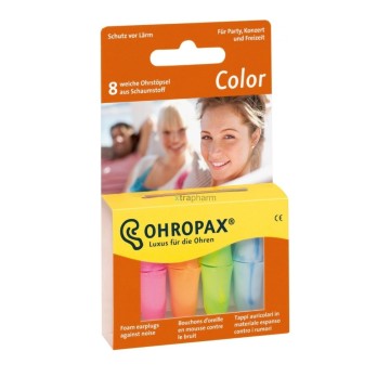 Ohropax Color Ωτοασπίδες 4τμχ Πολύχρωμες