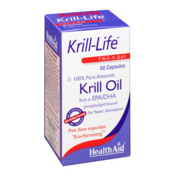 Health Aid Krill Life Krill Oil 60 κάψουλες Health Aid Krill Life Krill Oil 60 κάψουλες