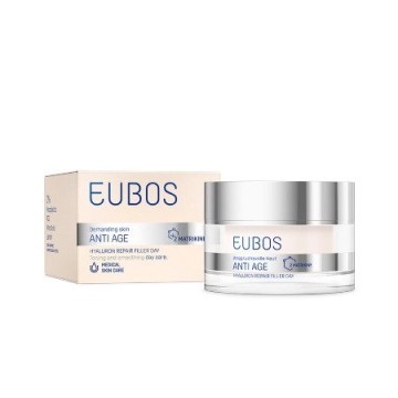 Eubos Hyaluron Repair / Filler Day Cream ، كريم مضاد للتجاعيد / مرطب 50 مل