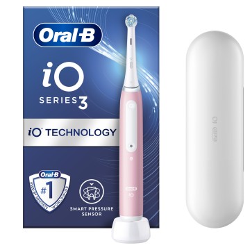 Oral-B iO Series 3 Magnetic Pink Ηλεκτρική Οδοντόβουρτσα & Θήκη, 1 ...