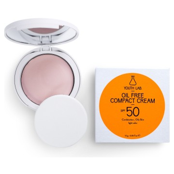 Youth Lab Oil Free Compact Cream Combination Oily Skin Light Color SPF50 10gr