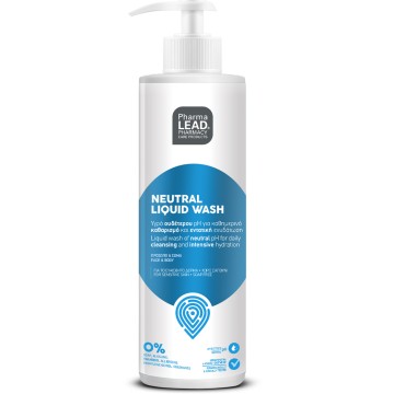 Pharmalead Neutral Liquid Waschflüssigkeit mit neutralem pH-Wert für die tägliche Reinigung von Gesicht und Körper 500 ml
