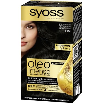 Syoss Oleo Intense 1-10 Εντονο Μαυρο
