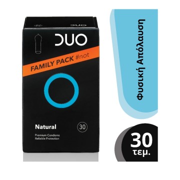 DUO Natural Family Pack Préservatifs 30 pcs