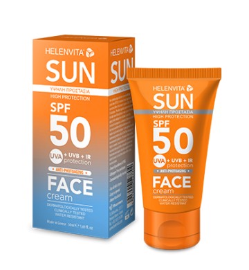 Helenvita солнцезащитный крем для лица spf50 50мл