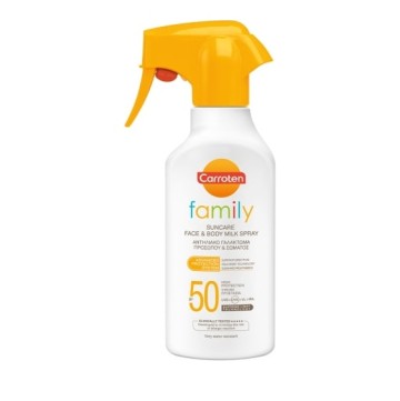 Carroten Family Suncare Face & Body Milk Spray Spf 50 270ml Carroten Family Suncare Face & Body Milk Spray Spf 50 270ml