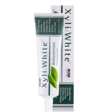 جل معجون الأسنان Xyli White Refreshmint من ناو فودز 181gr