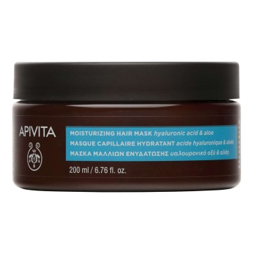 Apivita Moisturizing Hair Mask with Hyaluronic Acid & Aloe 200ml