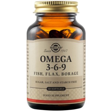 Solgar Oméga 3-6-9, 60 gélules