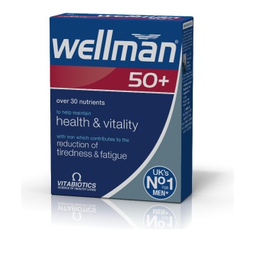 Vitabiotics Wellman 50+ Πολυβιταμινούχο Συμπλήρωμα για Άντρες Άνω τ... Vitabiotics Wellman 50+ Πολυβιταμινούχο Συμπλήρωμα για Άντρες Άνω τ...