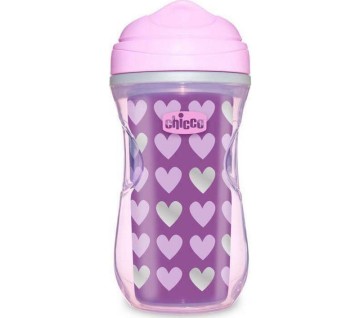 Чашка Chicco Active Cup 14m+ Purple Hearts 266мл