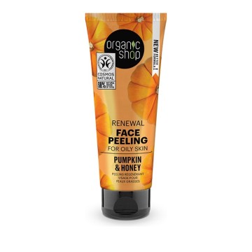 Organic Shop Rejuvenating Facial Peeling for oily skin, Pumpkin & Honey 75ml