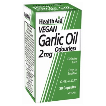 Health Aid Garlic Oil 2mg Odourless Vegetarian, Έλαιο Σκόρδου 30Caps Health Aid Garlic Oil 2mg Odourless Vegetarian, Έλαιο Σκόρδου 30Caps