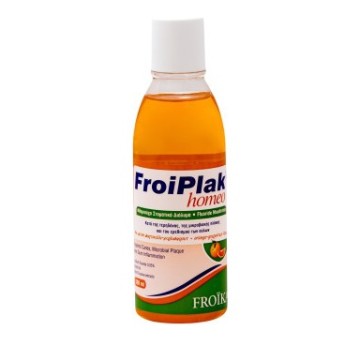 Froika Froiplak Homeo ، محلول فموي بالفلورايد بنكهة البرتقال والجريب فروت ، 250 مل