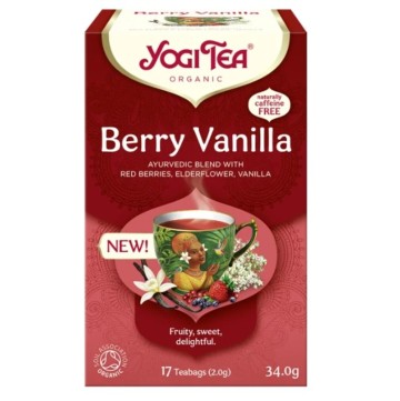 Yogi Tea Berry Vanilla, 17 φακελάκια