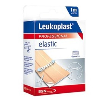 BSN Medical Leukoplast professionale elastico, cuscinetti adesivi 6 cm x 1 m 1 pz