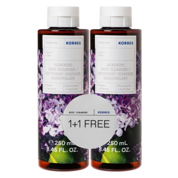 Korres Lilac Body Cleanser 2x250ml