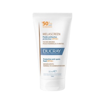 Ducray Melascreen Crema Protettiva Contro Macchie con SPF50+ per Pelli Normali/Miste, 50ml
