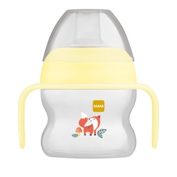 Mam Starter Cup 4m+ Κίτρινο/Αλεπού 150ml Mam Starter Cup 4m+ Κίτρινο/Αλεπού 150ml