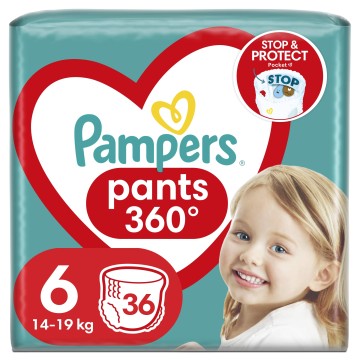 Pampers Pants Maxi Pack No 6 (15kg+) 36 τεμάχια